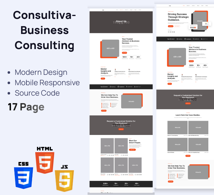Consultiva – 商业咨询 高级 HTML 模板