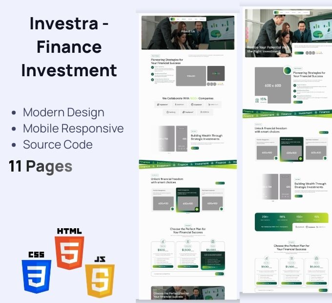 Investra – 金融与投资 优雅 HTML 模板