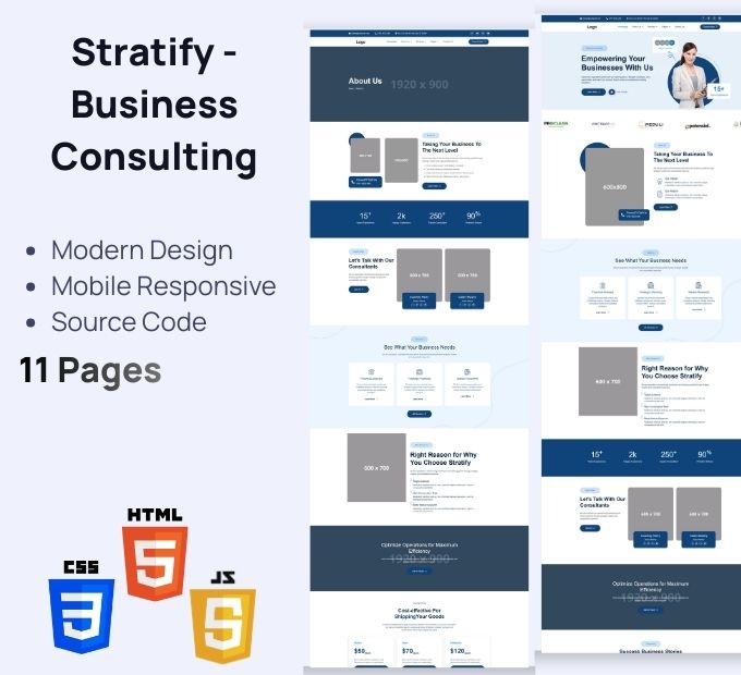 Stratify – 商业咨询 高级 HTML 模板
