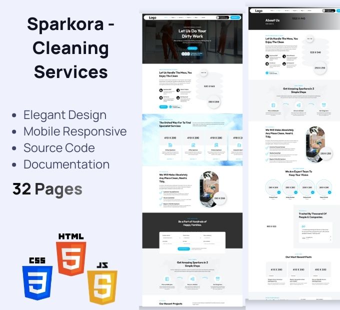 Sparkora – Perkhidmatan Pembersihan HTML Elegan